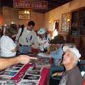 Rudy selling photos inside High Chaparral Rancho